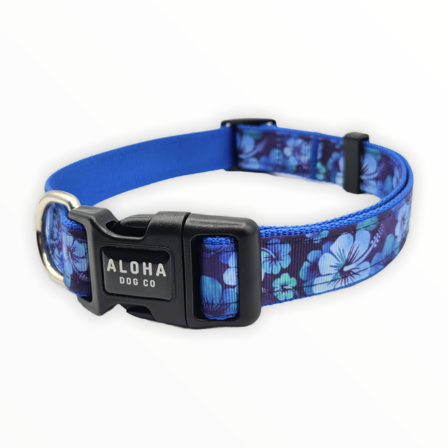 Tropical Blue Dog Collar Large