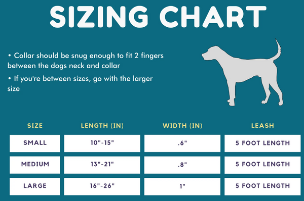 sizing guide for collars