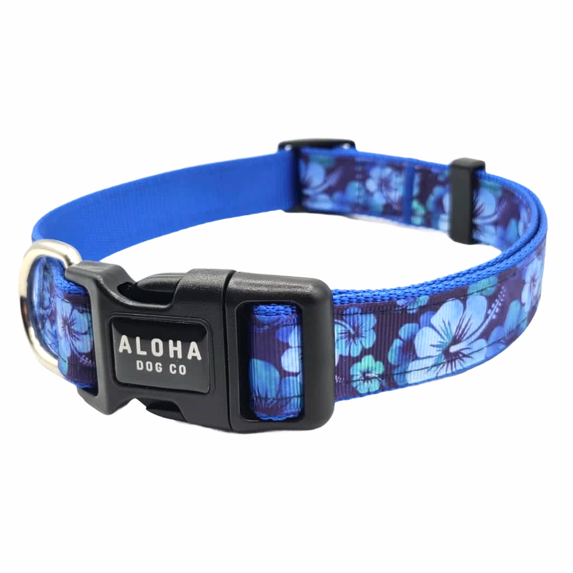 Tropical Blue Hawaiian Dog Collar Shop Today Aloha Dog Co